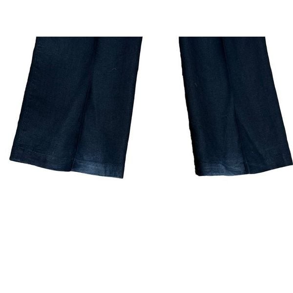 Fashion Juicy Couture Black Linen Draw sting Pants Size Petite Small noTPXLBLL hot sale