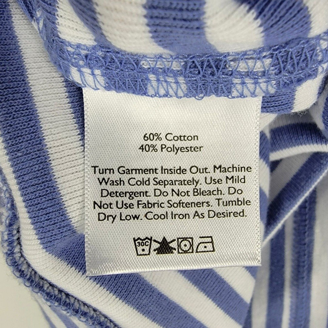 Stylish Eddie Bauer Striped Long Sleeve Legendwash Women´s Top Size XS OKl0pGsvw on sale