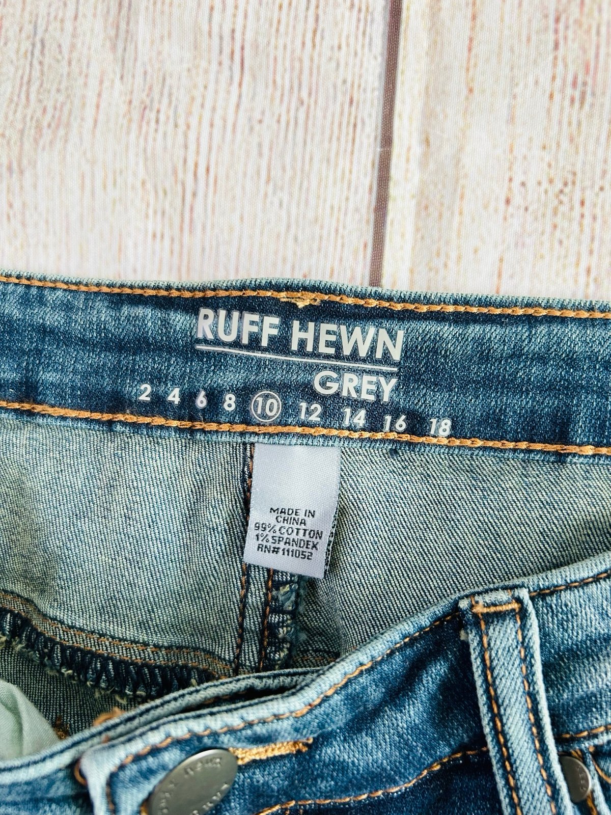 Comfortable Ruff Hewn Women’s Medium Wash Distressed Rhinestone Jeans Size 10 ppwYkvfKc Online Exclusive