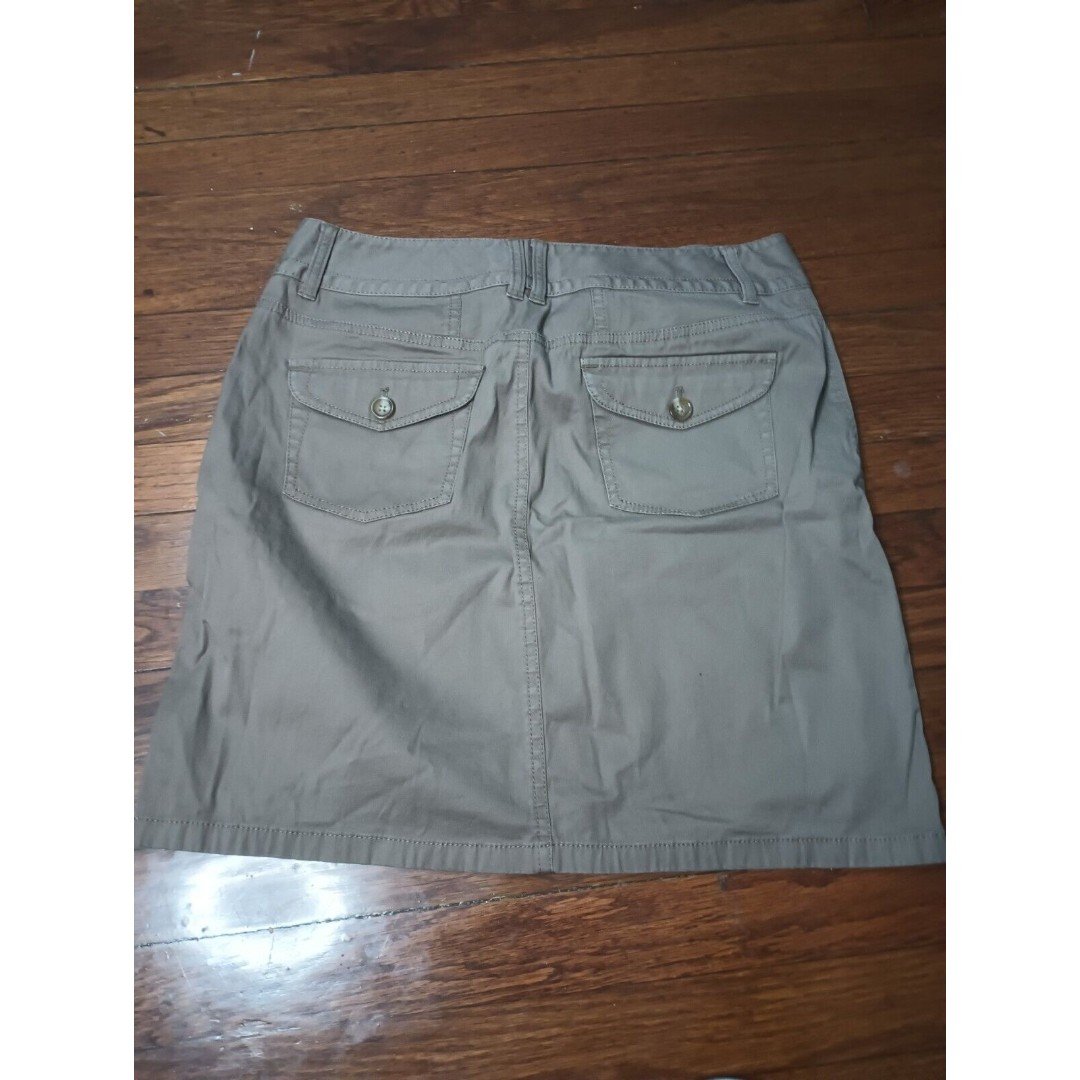 save up to 70% Ann Taylor  Womens Skirt 8 Khaki Cargo Skirt Pockets kr0L4LiIR well sale