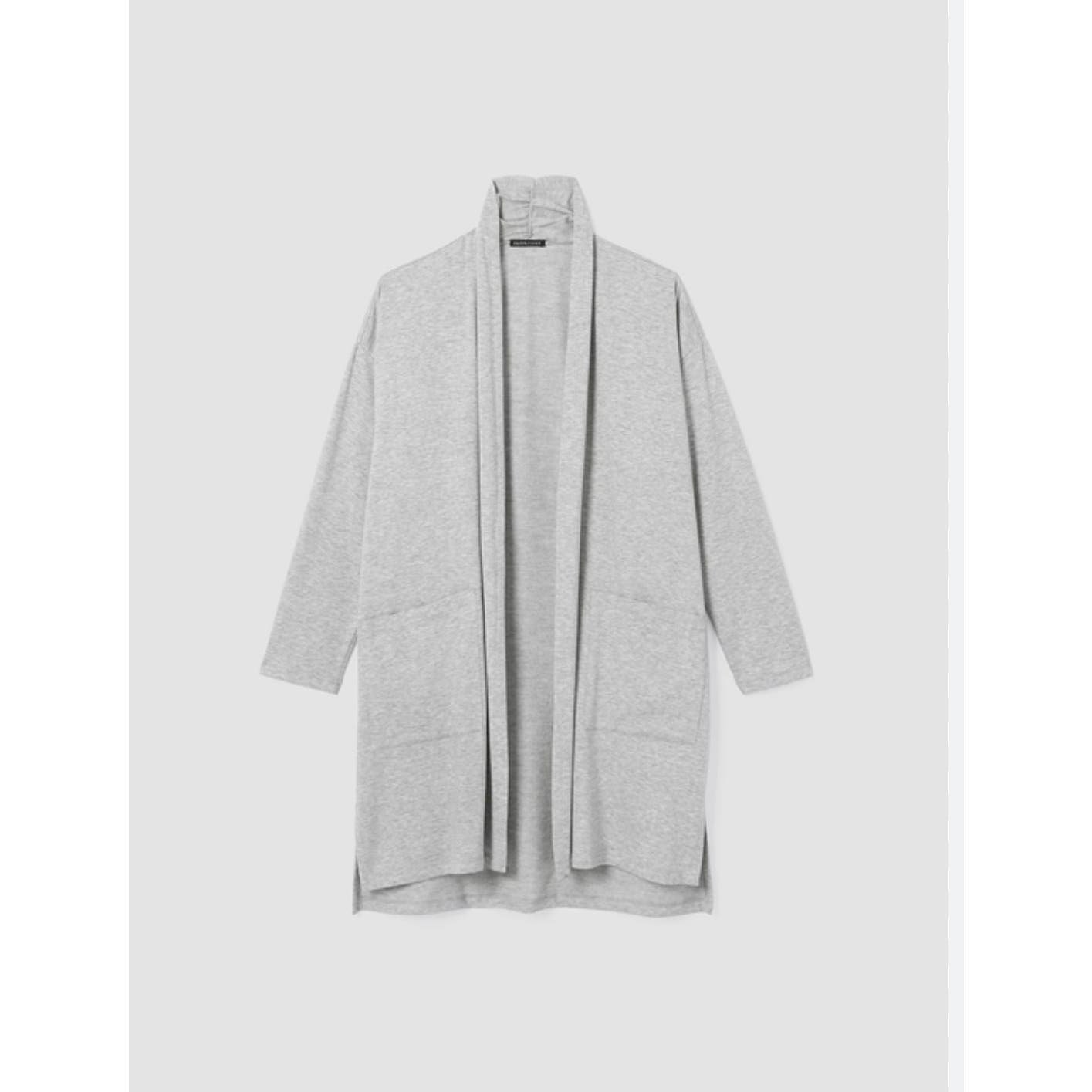 Latest  Eileen Fisher Cozy Brushed Terry Jacket/Sweater