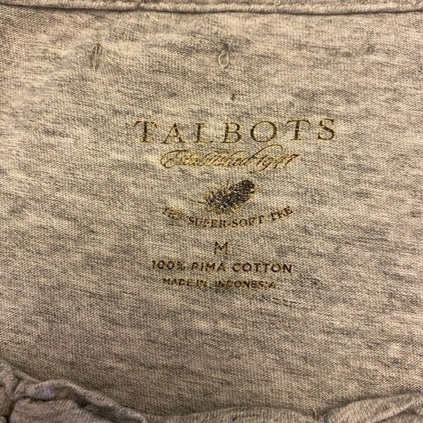 High quality Talbots The Super Soft Tee Pima Cotton Short Sleeve Tee OFu8x2VGU Counter Genuine 