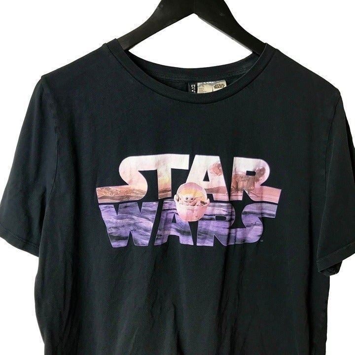 Authentic Star Wars x Divided H&M Baby Yoda T Shirt Graphic Tee Top Short Sleeve Cotton XL PMxLornqb Wholesale