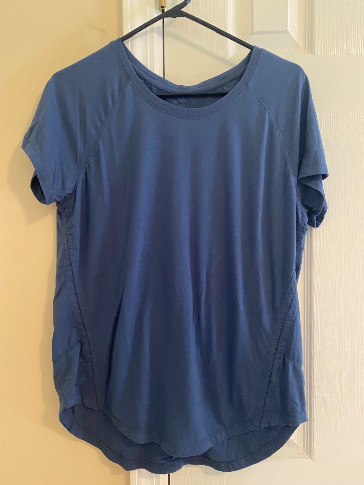 Personality womans blue loose fit  shirt FvoIOzy50 hot sale