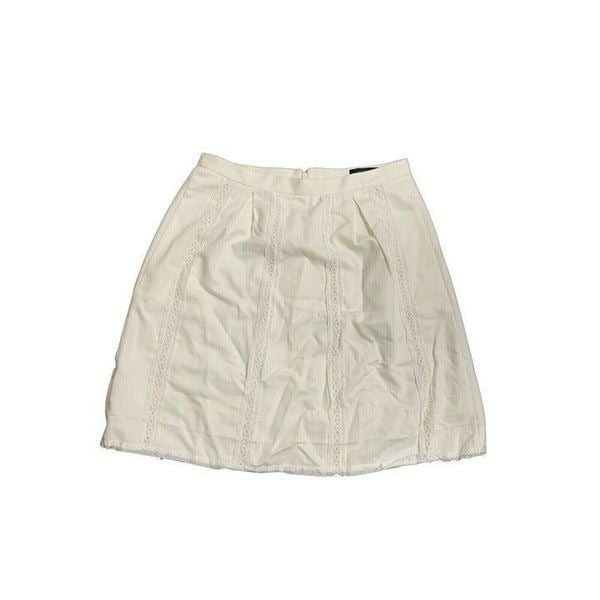 where to buy  j crew womens solid white fit flare knee length skirt 2 xs. Hl7ybANvI just buy it