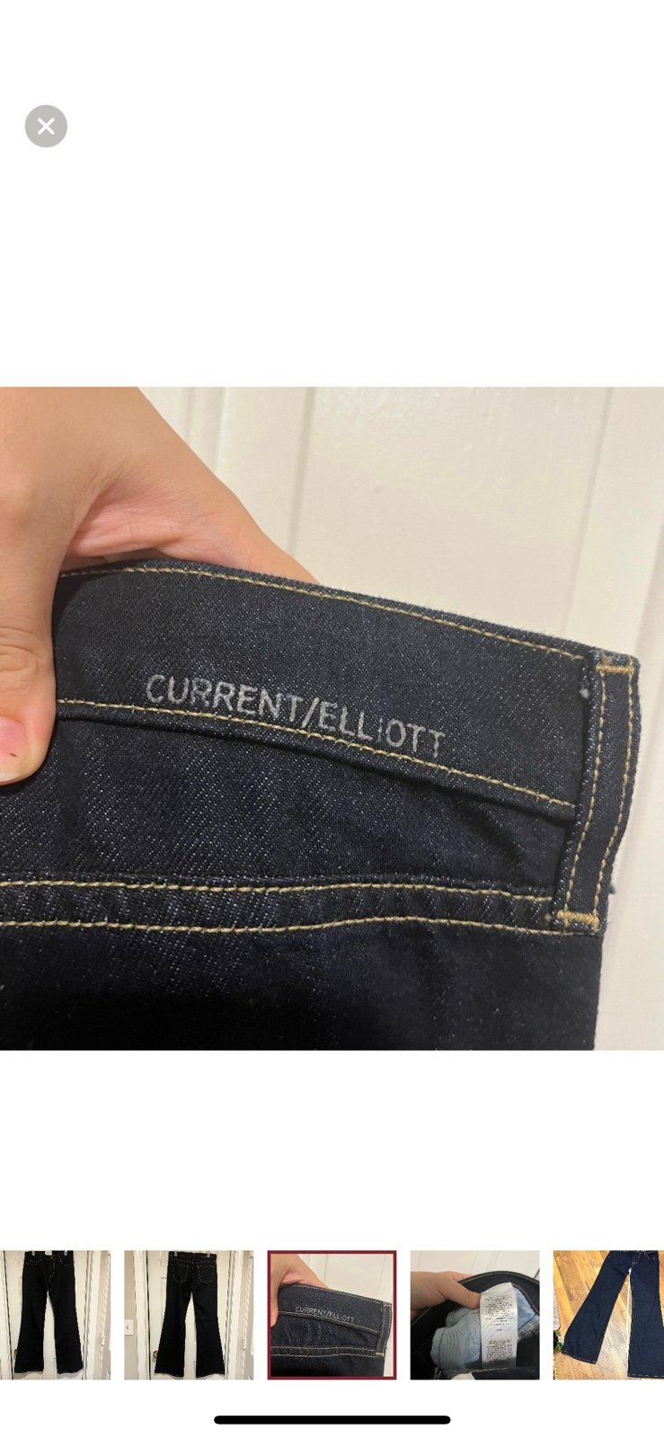Comfortable Current/Elliott The Wray Wide Leg Jeans Hearst Wash Size 28 Q h5RIrapVD Factory Price