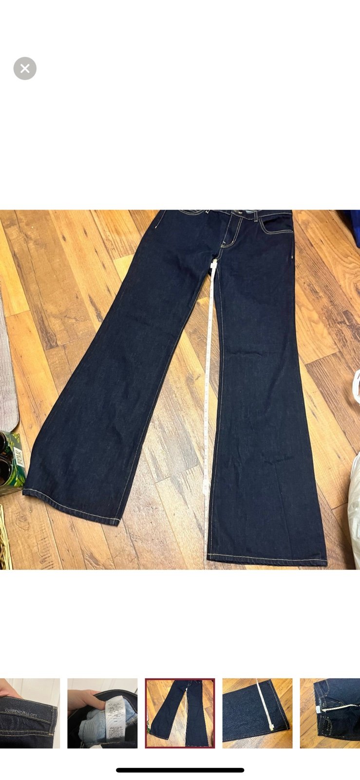 Comfortable Current/Elliott The Wray Wide Leg Jeans Hearst Wash Size 28 Q h5RIrapVD Factory Price