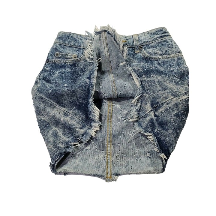 Great Carmar Women´s Size 25 Stonewashed 100% Cotton Blue Skirt LiV6IAWbq Everyday Low Prices