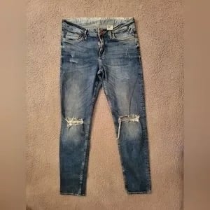 large discount Denim Brand boyfriend low waist tapered leg Jeans, size 26/32 hNKvaq1mM US Sale