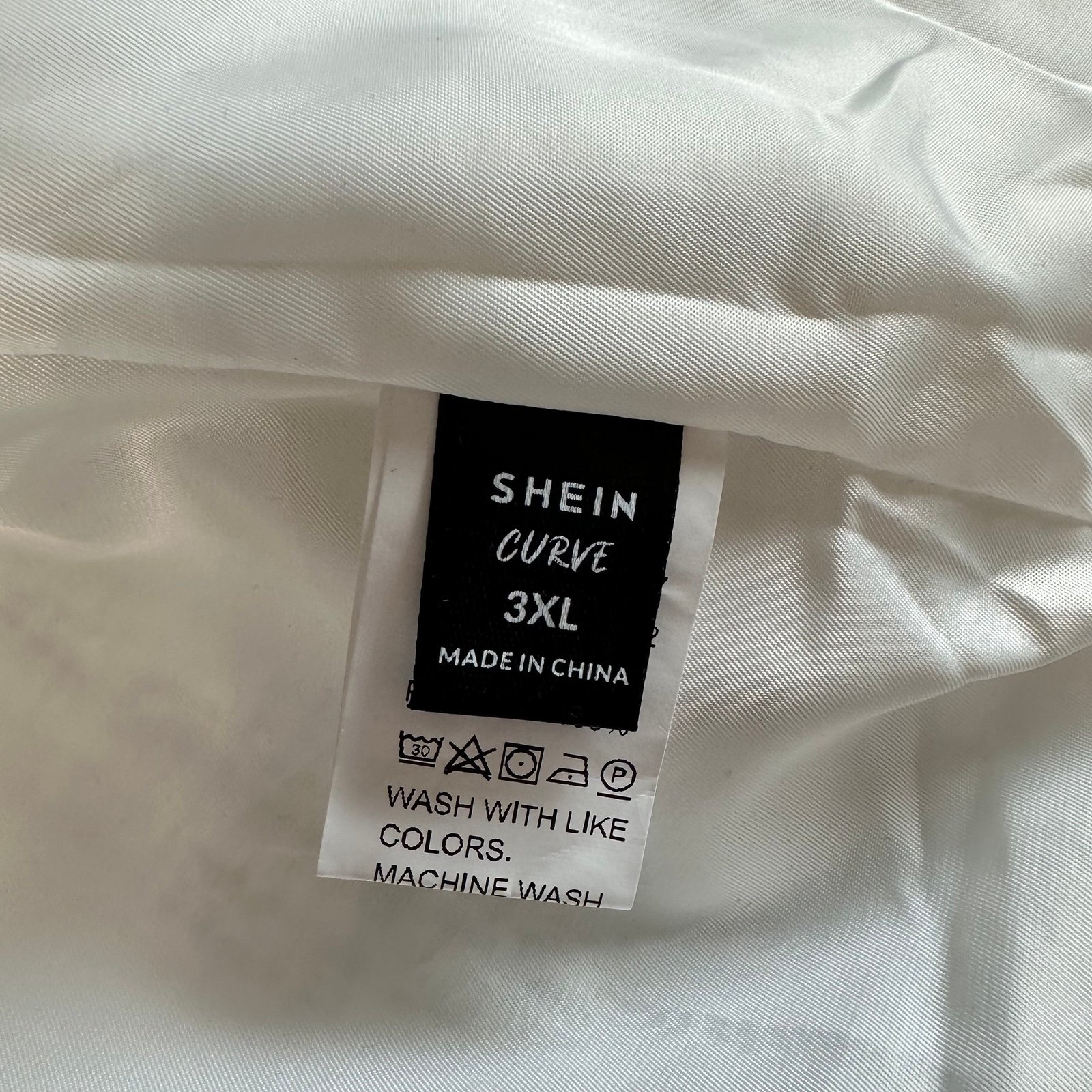 large discount Shein 3XL off white blazer with pearls embellishment & 4 front pockets jV8jn0h28 Zero Profit 