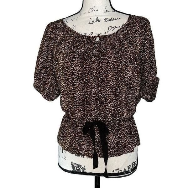 Special offer  Express leopard print blouse XS KxM4eXoQ