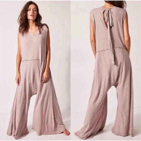 Perfect Intimately FP Free People Homebody One Piece Oversized Romper Large New LRQSvvXWl Wholesale