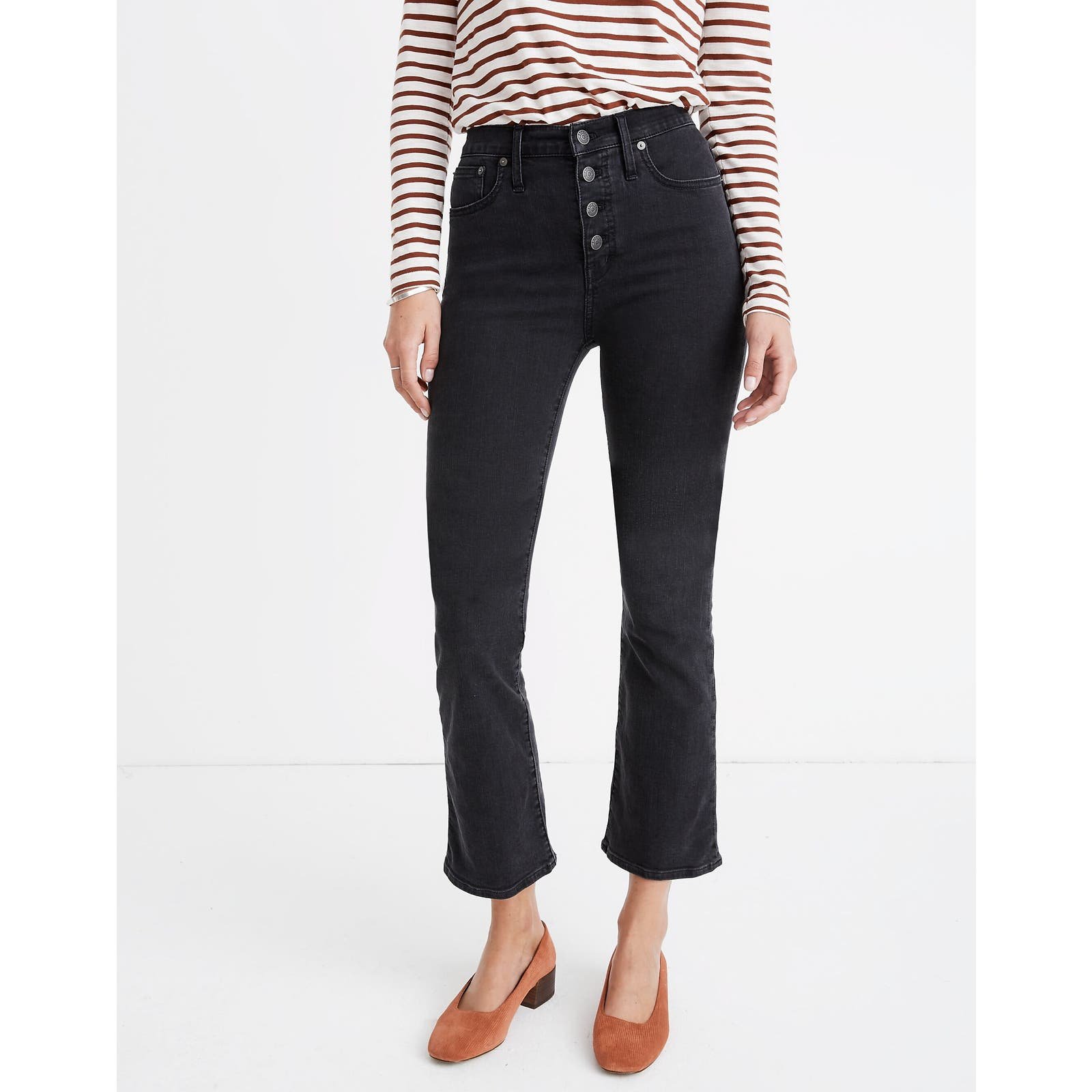 Beautiful Madewell Cali Demi Boot Jeans in Bellspring Wash Button Front Edition IwWskUBvn Everyday Low Prices