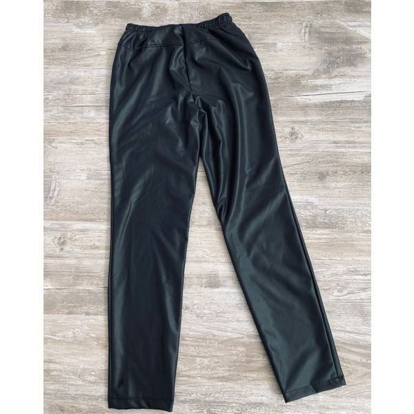 Fashion Max Studio Faux Leather Stretch Leggings Pants Black Women’s Size Extra Small JZczCGDLe just buy it
