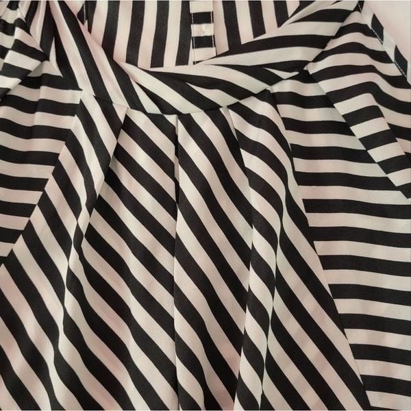 Nice TCEC black and white striped halter top Size S ks3aCP0vc Factory Price