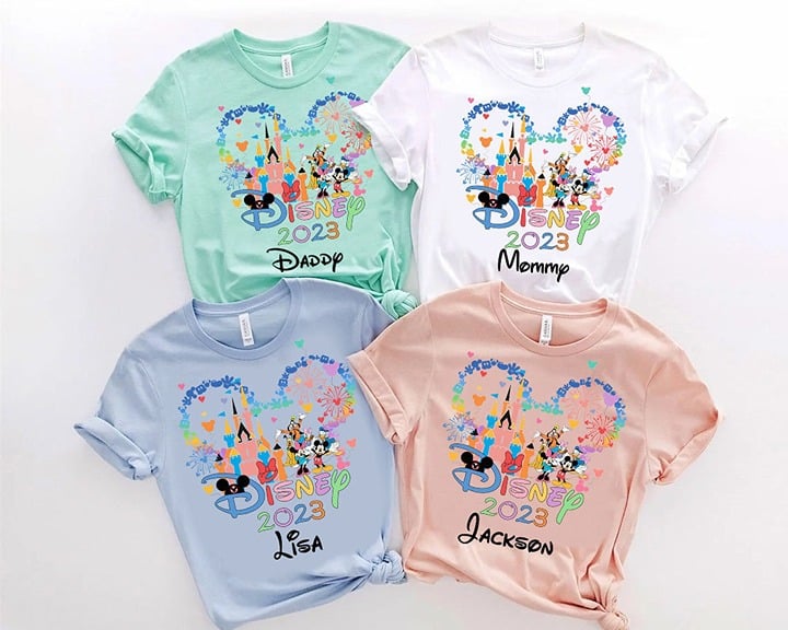 Latest  Personalized Disney Family Shirt, Disney Mickey