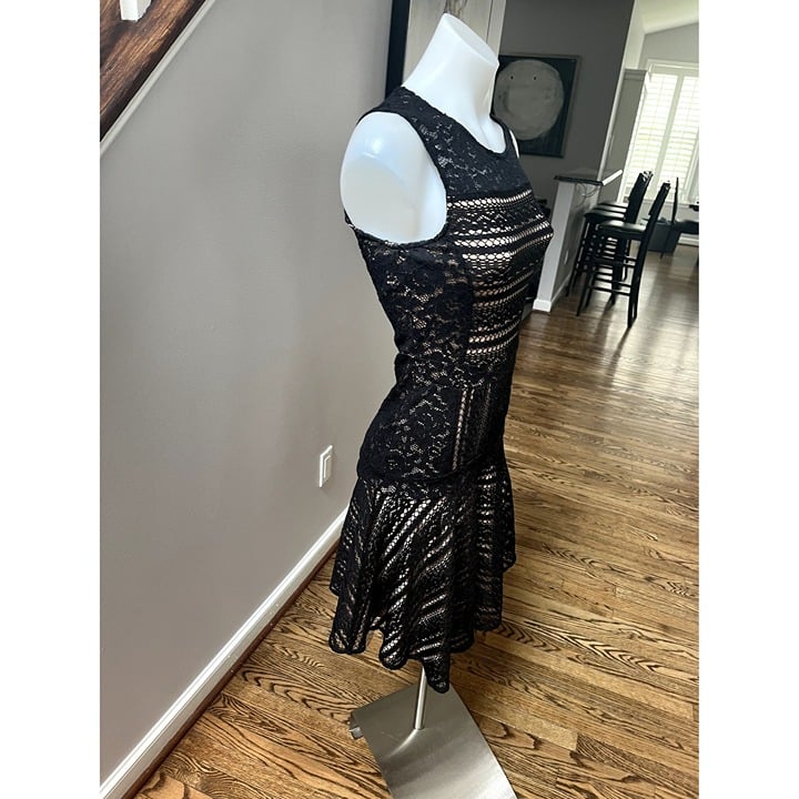 cheapest place to buy  BCBGMaxazria Black lace dress with nude lining size xs gUUkgfHYg for sale