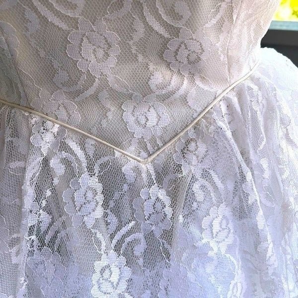 Fashion Vintage Southern Belle Lace & Tulle White Sweetheart Neckline Wedding Dress S h9AkJf06E hot sale