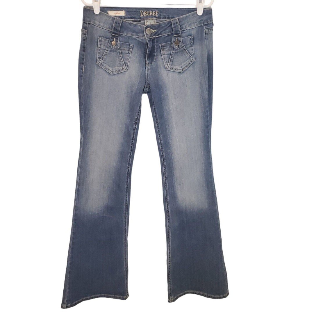 Perfect Decree Women´s Jeans Size 9 Blue Flare Dis