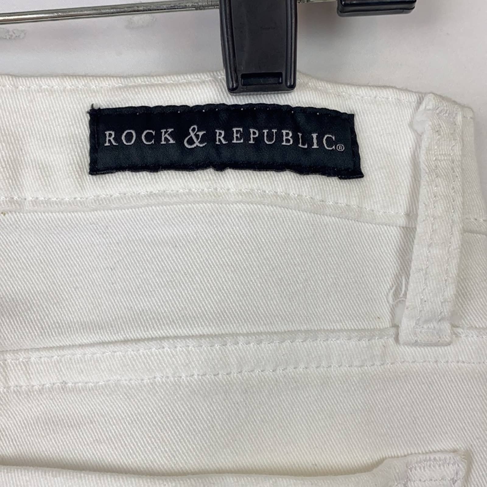 Discounted Rock & Republic Berlin Women´s White  Denim Skinny Jeans Size 10 jRW6p38aG just for you