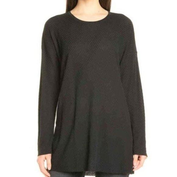 Great NWT EILEEN FISHER ROUND NECK TUNIC SWEATER… IkiLpH1J0 well sale
