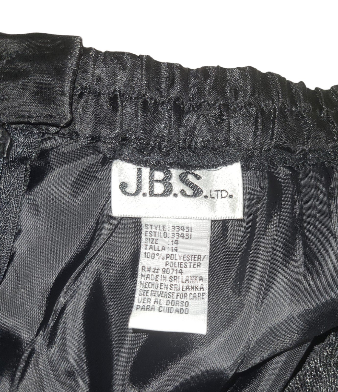 Exclusive VINTAGE J.B.S. LTD. SKIRT WOMENS 14 BLACK SHEER LINED MAXI SKIRT GRUNGE GOTH mUkigogKd hot sale
