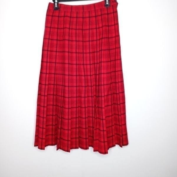 Cheap Pendleton virgin wool plaid skirt size 10 iG545WX