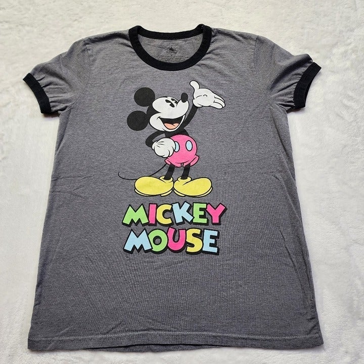 The Best Seller Disney Women’s Gray Mickey Mouse Shirt 