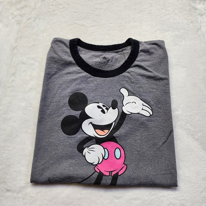 The Best Seller Disney Women’s Gray Mickey Mouse Shirt Size Medium K3H6bEwsr Outlet Store
