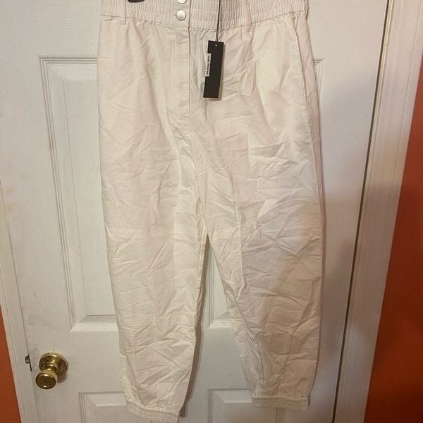 large selection The Range Arid Ecru White Twill Tapered Jogger Pants Size M NWT G48zit5NF New Style