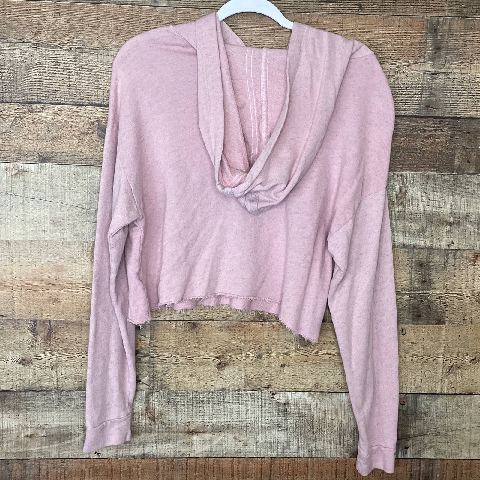 the Lowest price Good hYOUman Anya Pink Cropped Hoodie Sweatshirt For All Woman Kind Size Small MjNh6CJH5 Low Price