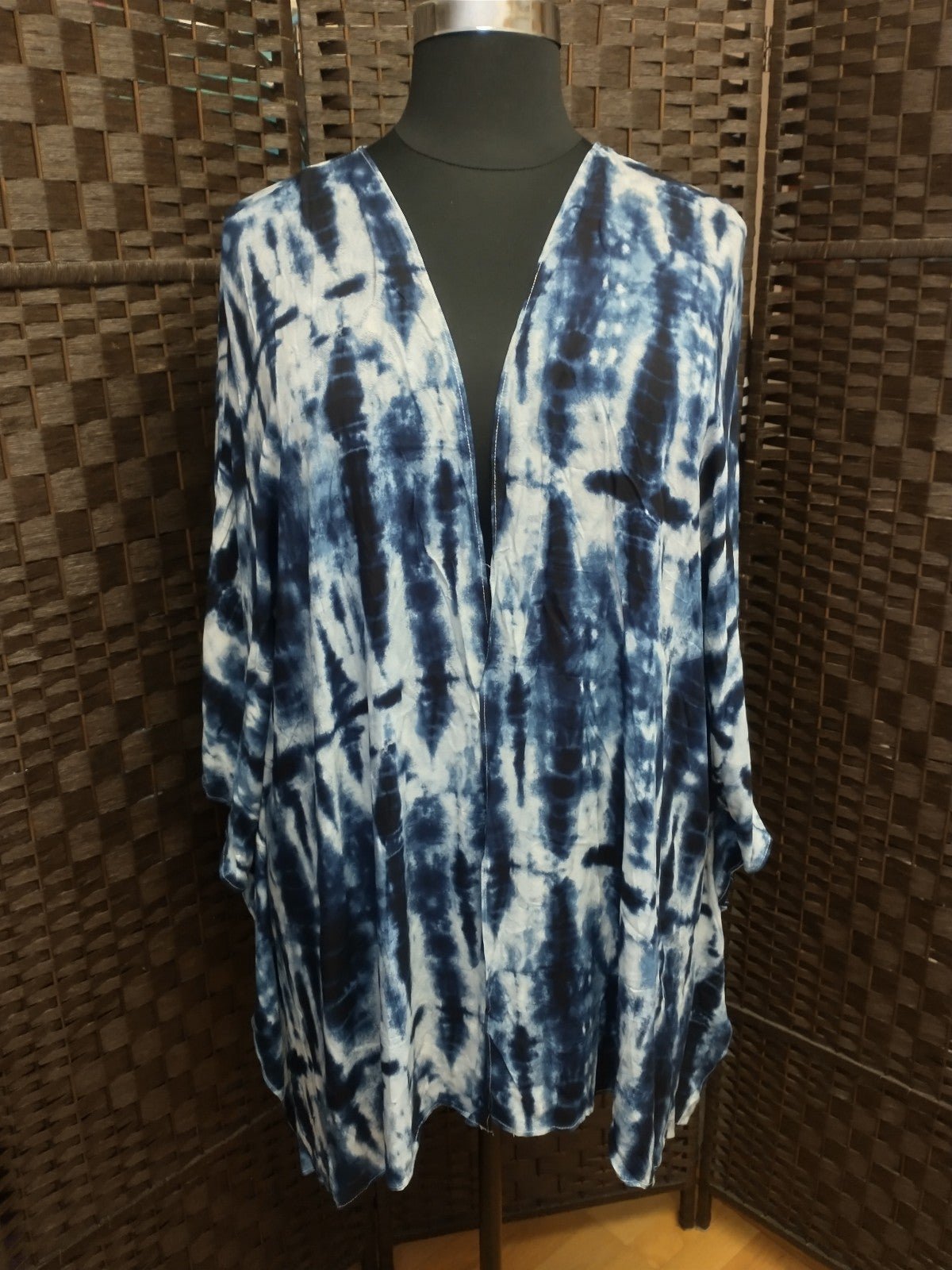 cheapest place to buy  One Size NWT Kimono Blue/Navy/Wh