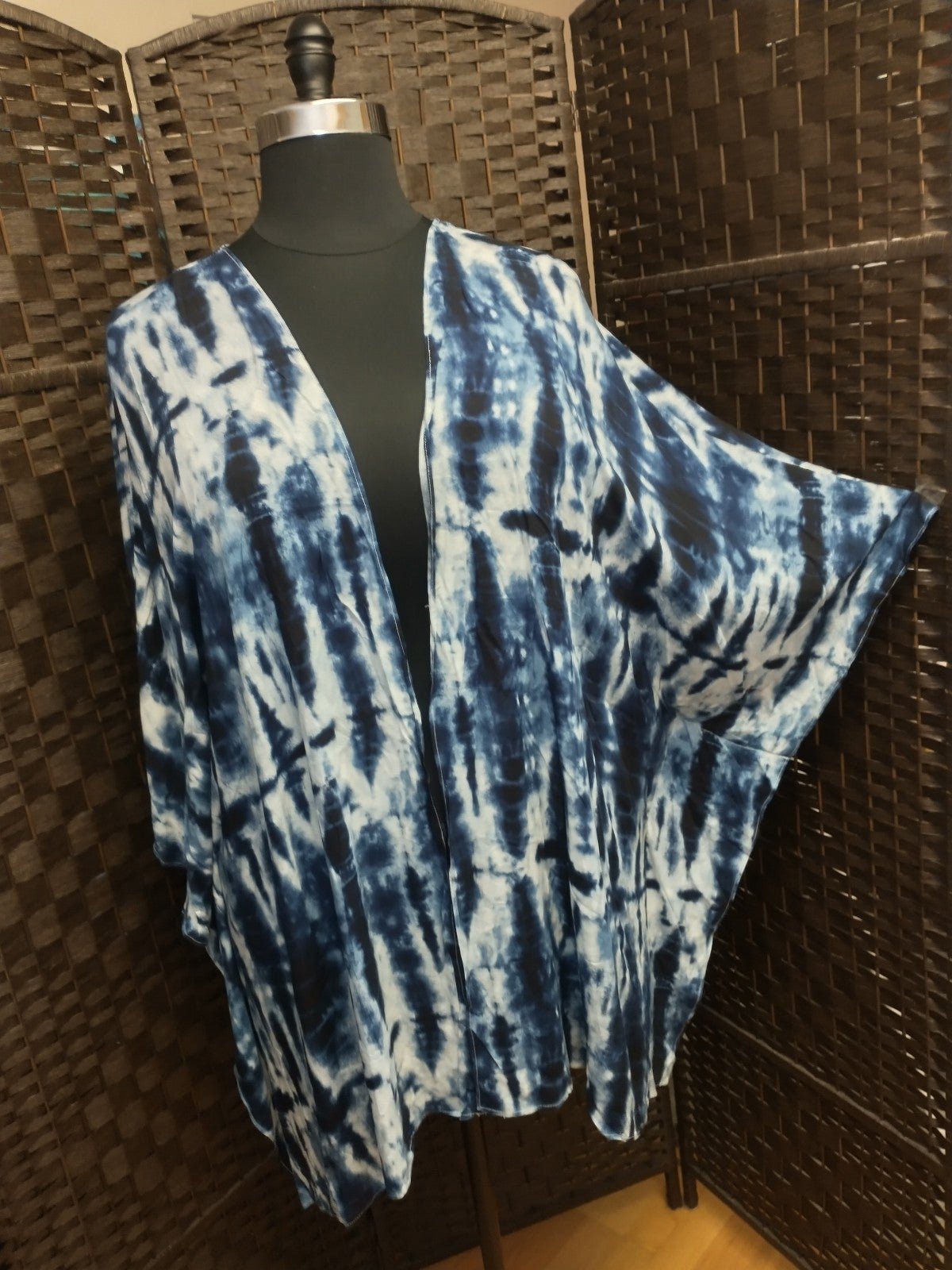 cheapest place to buy  One Size NWT Kimono Blue/Navy/White Tie Dye KjAdS6Ly1 Wholesale