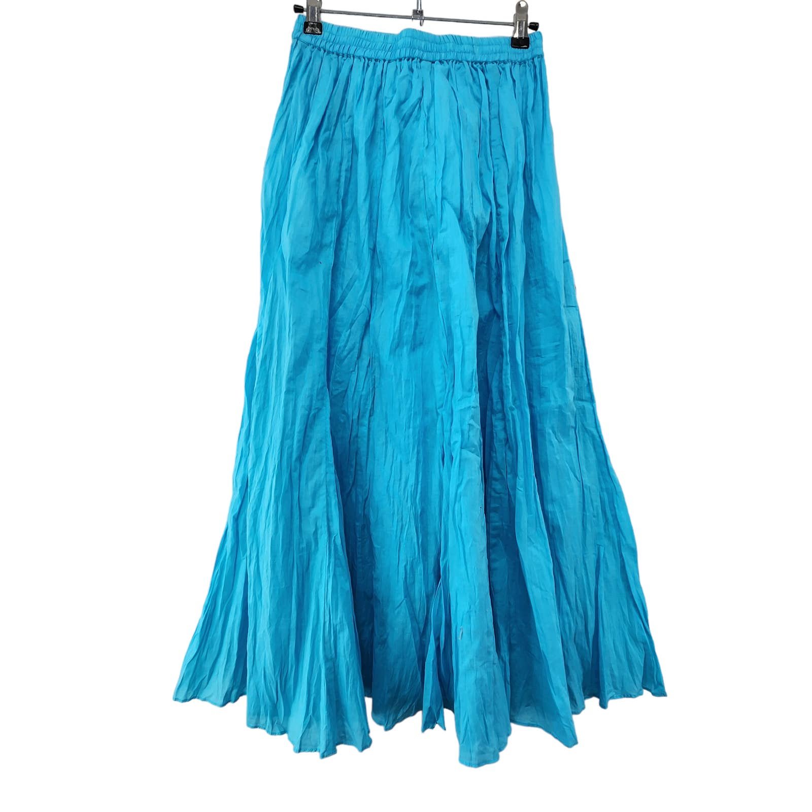 Classic Casual Studio Small Blue Crinkle Pleated A-line Maxi Skirt Pc7PnItSl Wholesale