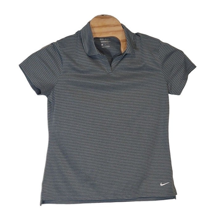 Affordable Nike Dri-Fit Golf Polo Shirt Gray Houndstooth Size Medium Women´s gTjbKVKZv best sale