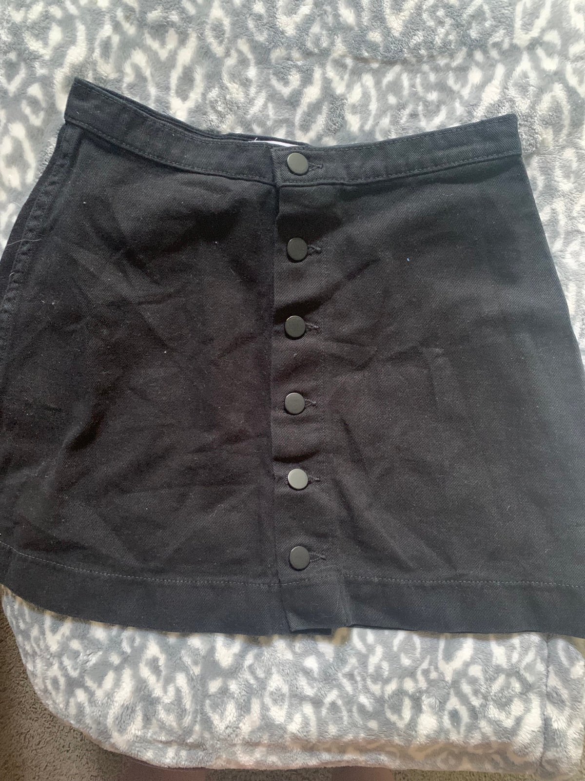 Latest  American Apparel Black Denim Skirt NVo2vmgOq Wholesale