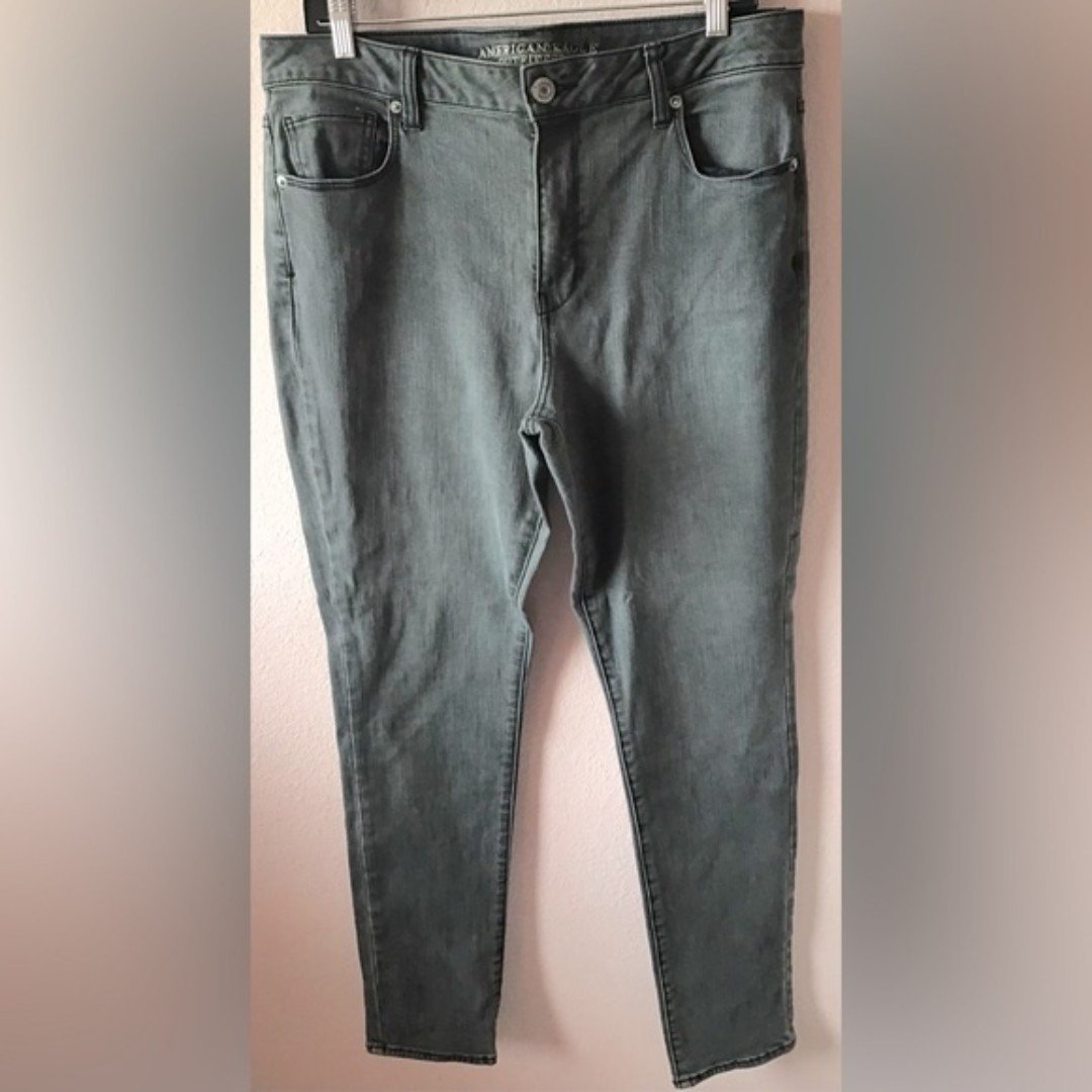 Cheap American eagle gray wash skinny jeans size 16 ngWrMipBO on sale