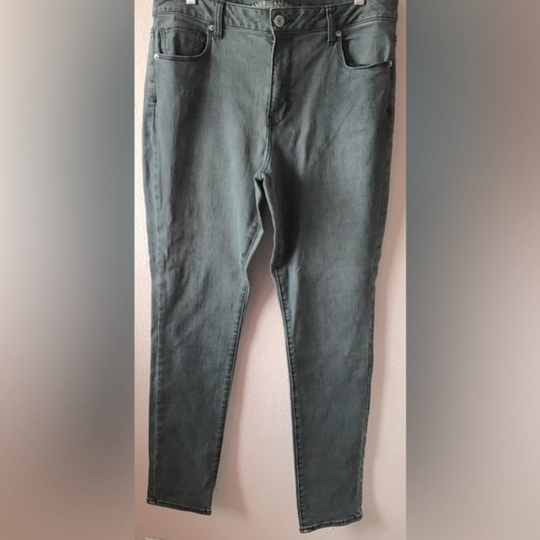 Cheap American eagle gray wash skinny jeans size 16 ngWrMipBO on sale
