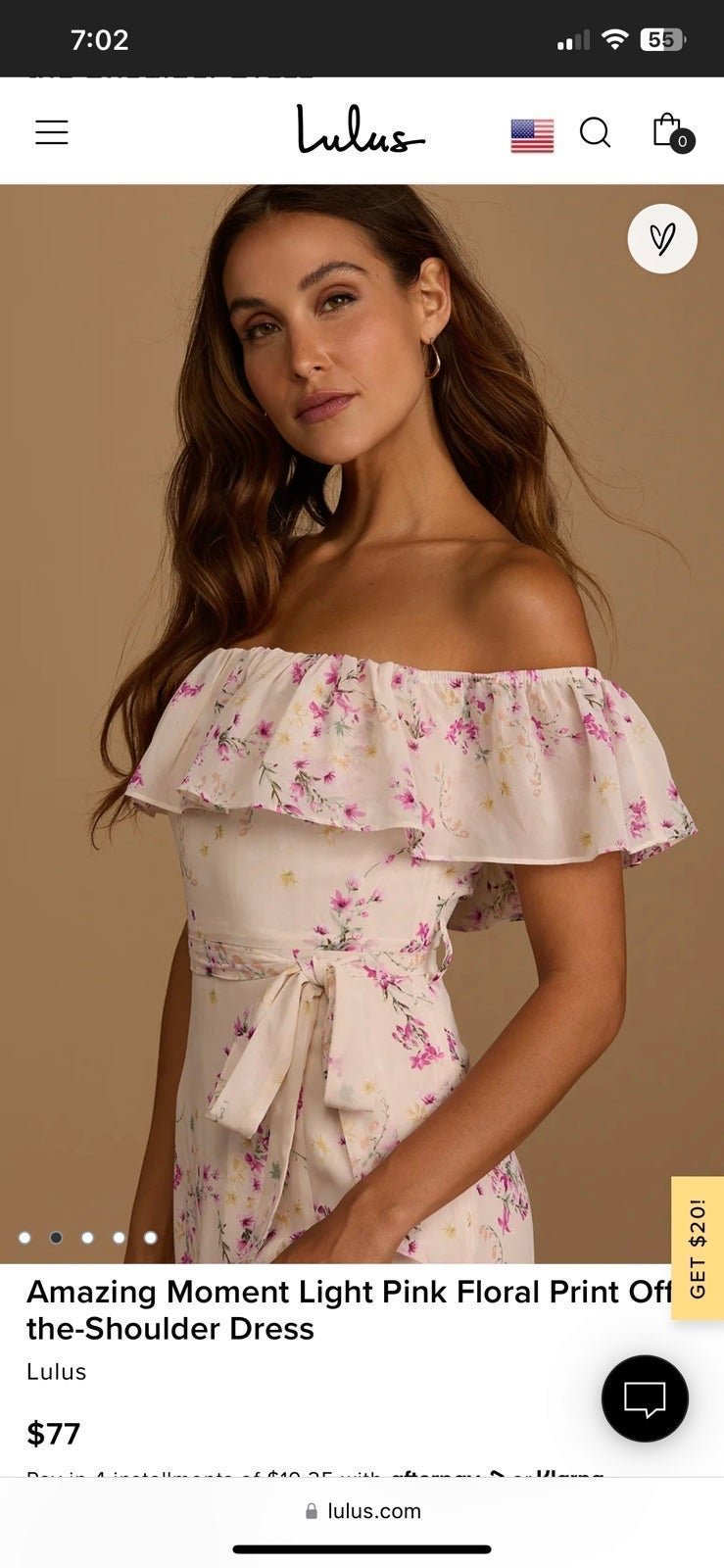 big discount Lulus pink floral maxi dress JTpsohPT1 Low Price