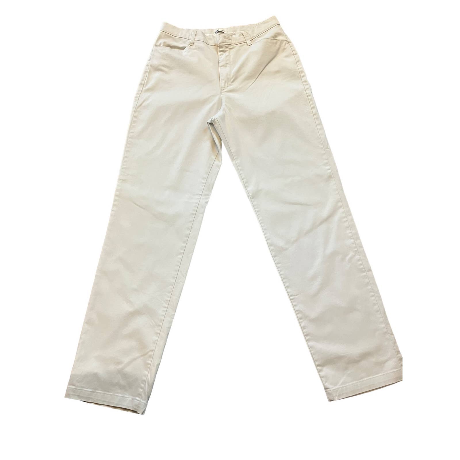 Comfortable Lee Women´s Straight Leg Khaki Colored Pants | Size 12L HUJAEdqVI just buy it