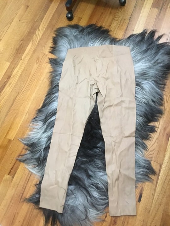 Elegant Ralph Lauren stretch leather pants size XL New $998 l0ZLbztbp for sale