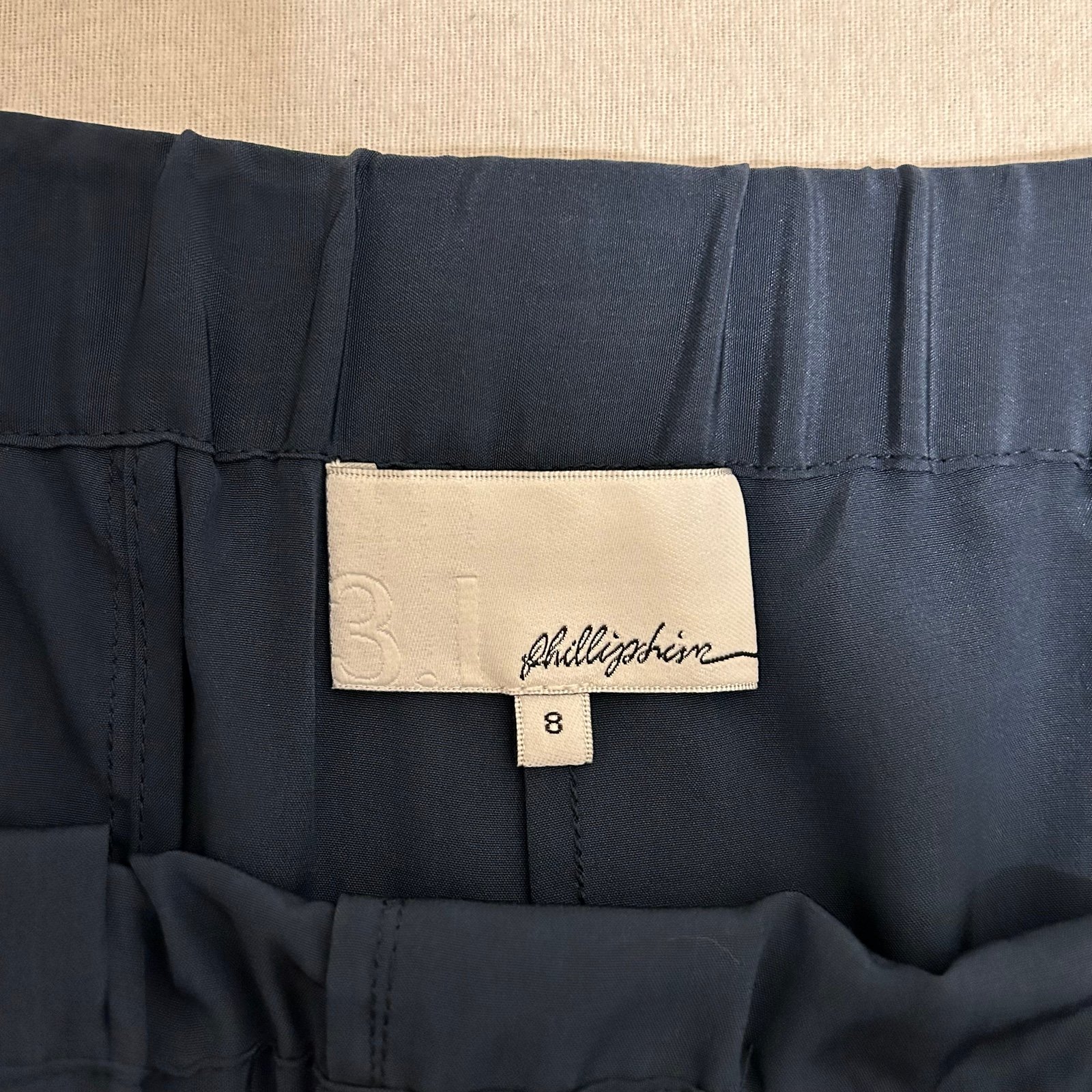 Simple 3.1 Phillip Lim Jodhpur Blue Pull On 100% Silk Trousers Pant High Rise Size 8 g3DB0vUDS Store Online