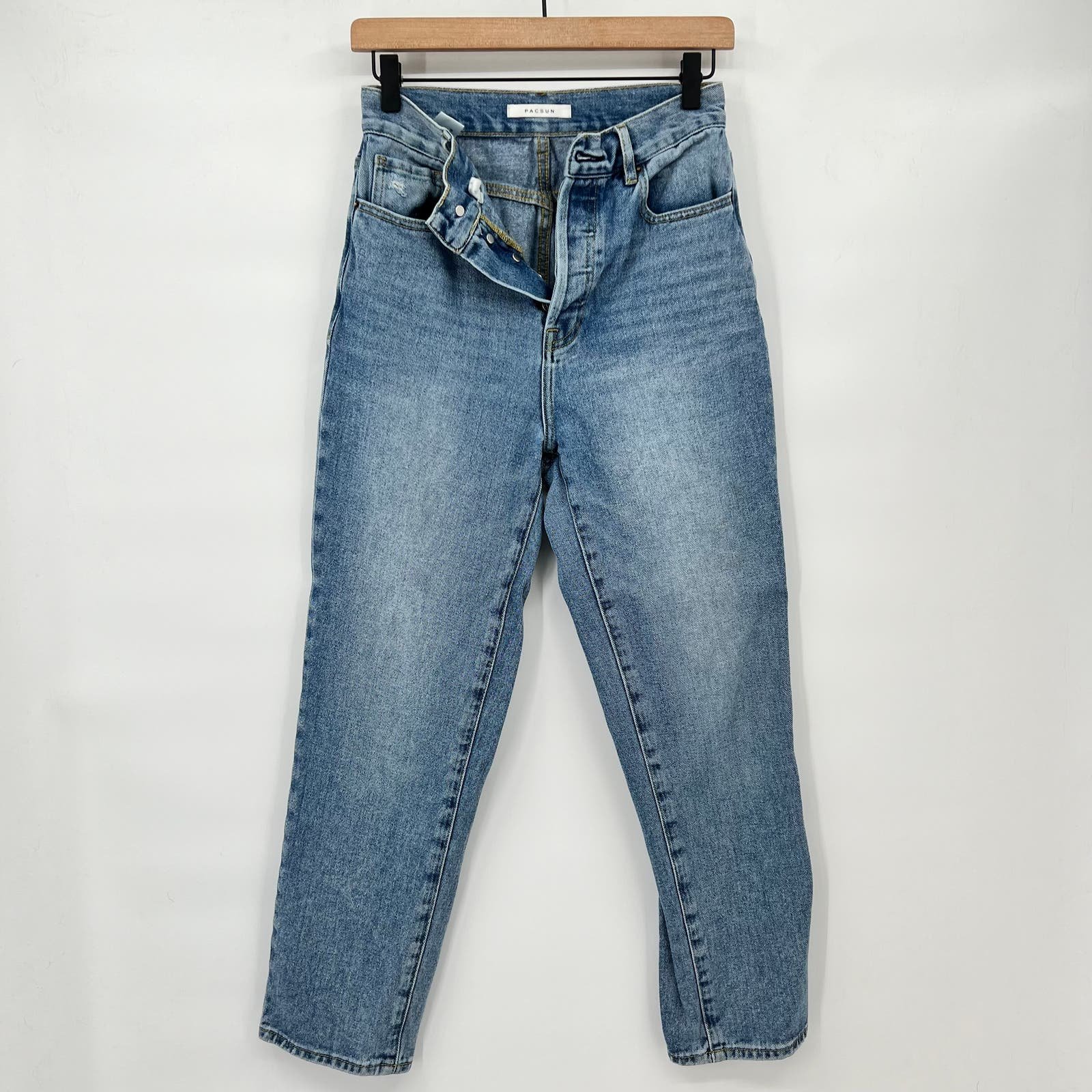 Perfect Pacsun Button Fly High Rise Straight Jeans Wome