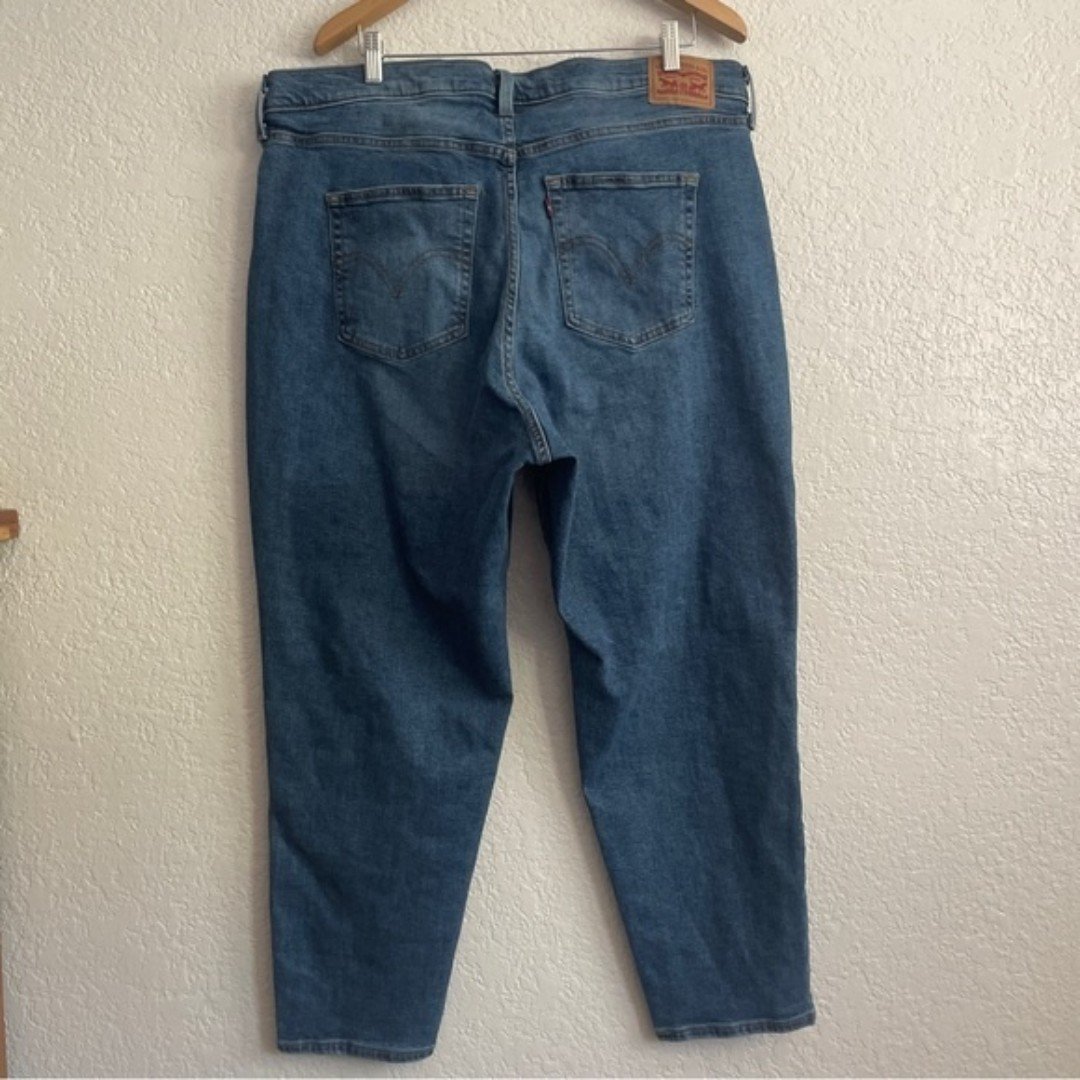 Comfortable Levi´s High Waisted Mom Blue Jeans Plus Size 18W Wide gTTDdF84J Online Exclusive