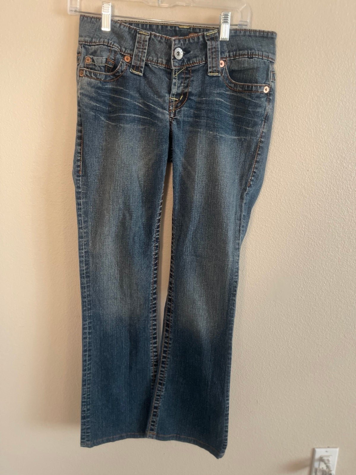 Perfect Seven 7 Women´s Super Low Stretch size 29 Flare Denim Jeans MoPXwYc37 Zero Profit 