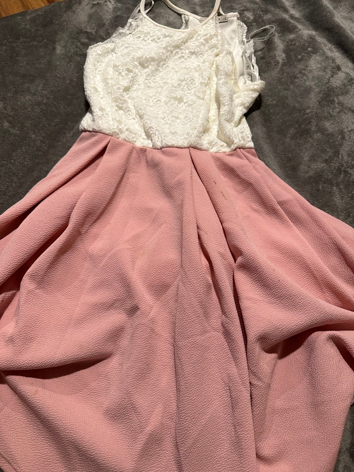 Custom Papaya pink/white dress - small jq5c8gBY8 Discou