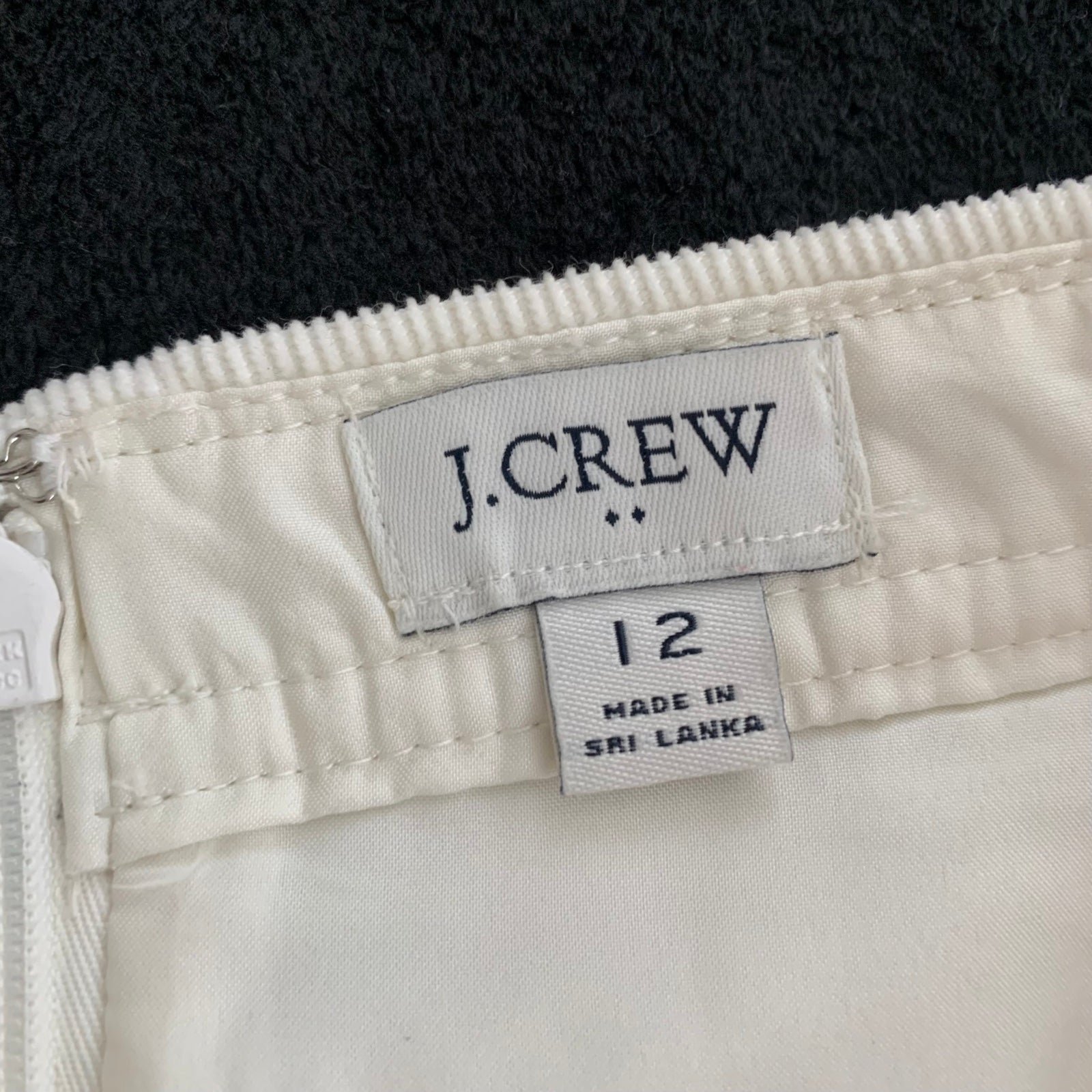 High quality J. Crew Womens Ivory Corduroy Buttoned Mini Skirt With Pockets Size 12 OOQ1Y6B4Z US Sale