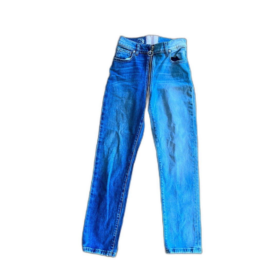 Latest  Revice Blue Ying Yang Split Zipper Straight Denim Jeans   Women´s Size 26 HAN9j8CJp Cheap