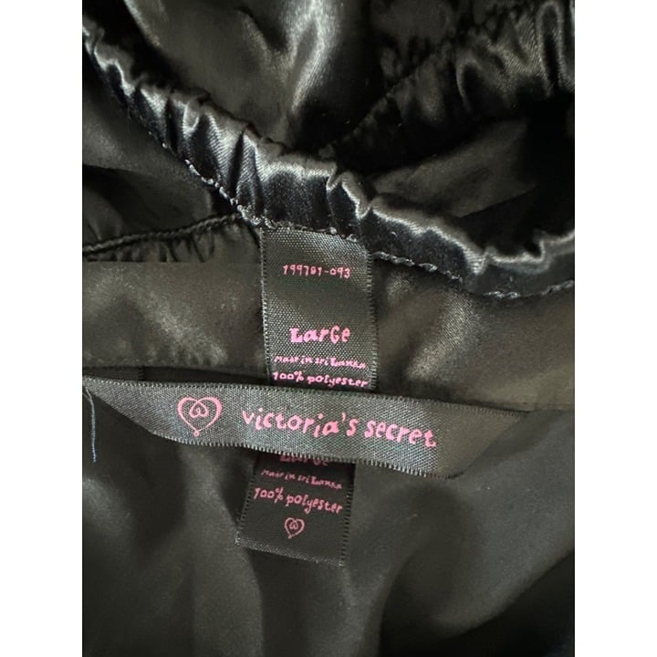 where to buy  Victoria’s Secret Black Satin Pajamas Set Size Large Black Womens Two Piece IfVMTE1PW Low Price
