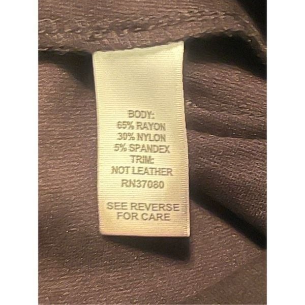 reasonable price Cato Black Mini Skirt Vegan Leather Trim Sz 8 GWNKCL99L Fashion